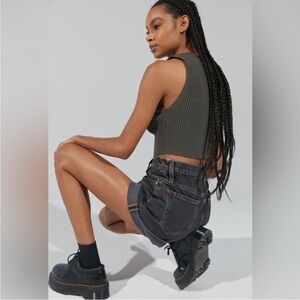 BDG Mom High-Rise Shorts Black